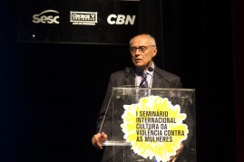 Fala de abertura: Secretário Municipal de Direitos Humanos e Cidadania Eduardo Suplicy