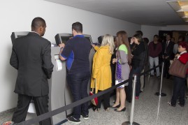 Credenciamento dos inscritos para o evento