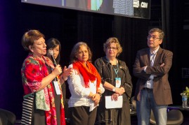 Representantes das entidades organizadoras
