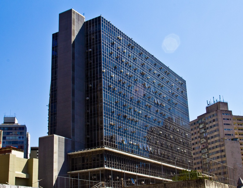 Fotografia colorida do Palácio Anchieta, prédio que abriga a Câmara Municipal de São Paulo